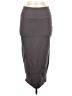 MARSTÉ Solid Gray Casual Skirt Size 8 - 10 - photo 1