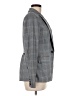 White House Black Market Plaid Gray Blazer Size 8 - photo 4