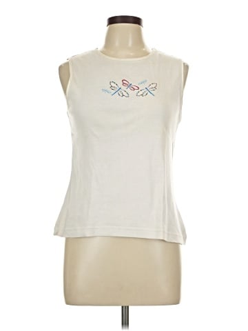 Christopher & Banks Sleeveless T-Shirt (view 1)