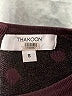Thakoon Polka Dots Burgundy Pullover Sweater Size S - photo 7