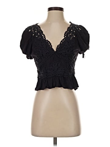 Free People Short Sleeve Blouse (view 1)