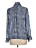 Gerard Darel Paisley Blue Long Sleeve Blouse Size 10 (42) - photo 2