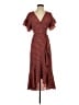 Max Studio Burgundy Casual Dress Size XS - photo 1