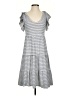 Max Studio Stripes Gray Casual Dress Size S - photo 1