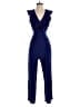 Phase Eight Solid Blue Jumpsuit Size 4 - photo 1
