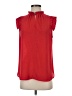 Ann Taylor LOFT 100% Polyester Red Sleeveless Blouse Size S - photo 1