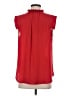 Ann Taylor LOFT 100% Polyester Red Sleeveless Blouse Size S - photo 2