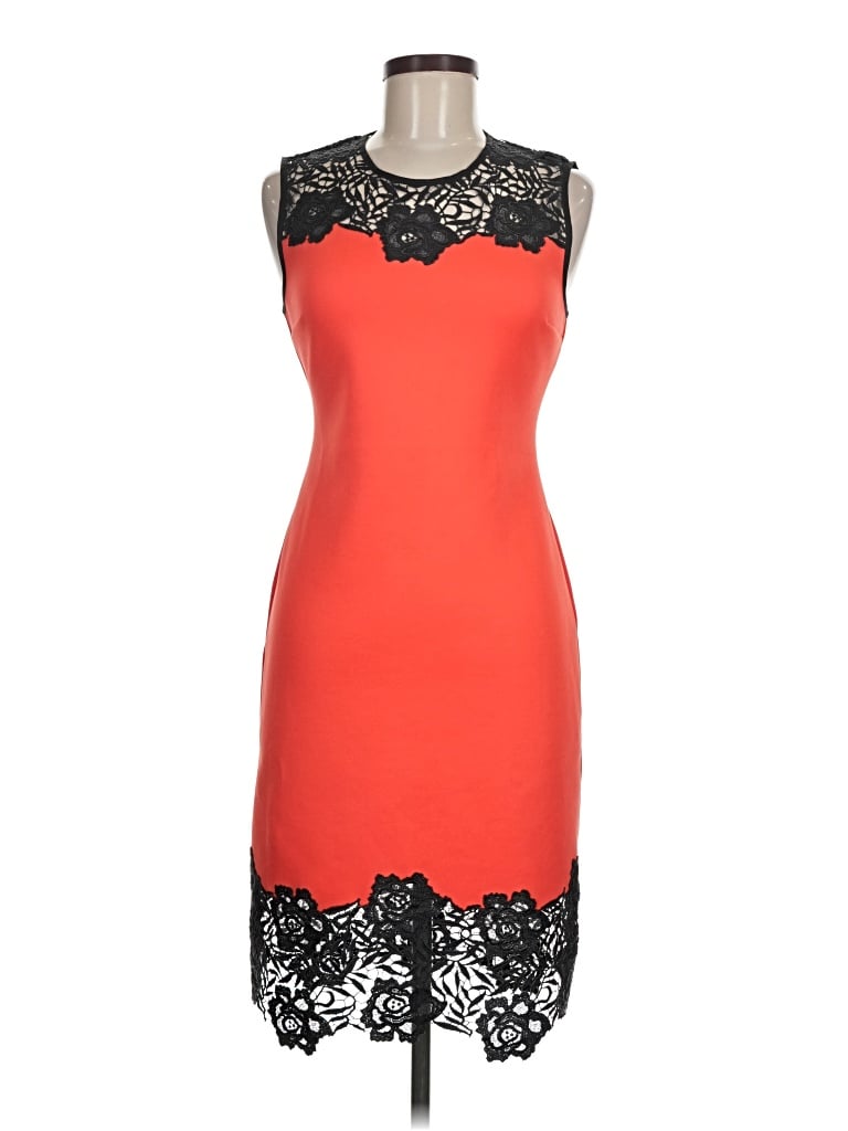 Pre-owned Clover Canyon Cocktail Dress In Orange