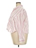 Old Navy 100% Cotton Stripes Pink Long Sleeve Button-Down Shirt Size 2X - photo 5