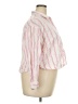 Old Navy 100% Cotton Stripes Pink Long Sleeve Button-Down Shirt Size 2X - photo 4
