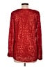 Vine & Love Red Long Sleeve Blouse Size L - photo 2