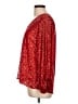 Vine & Love Red Long Sleeve Blouse Size L - photo 5