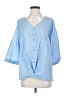 Unbranded Blue 3/4 Sleeve Blouse Size S - photo 1