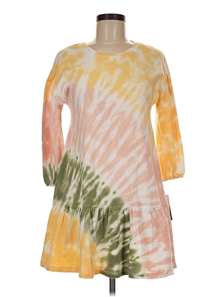 Pre-owned Ultra Flirt Casual Dress In Yellow