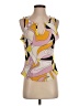 Stem & Vine Yellow Sleeveless Blouse Size S - photo 1