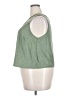 Shein Curve 100% Polyester Green Sleeveless Blouse Size 16 Plus (2) - photo 5