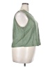 Shein Curve 100% Polyester Green Sleeveless Blouse Size 16 Plus (2) - photo 4