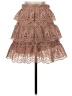 Self-Portrait 100% Polyester Brown Pink Formal Skirt Size S (estimated) - photo 2