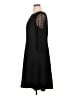 Talbots 100% Polyester Solid Black Cocktail Dress Size 16 - photo 5