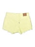 Levi's 100% Cotton Yellow Denim Shorts Size 30 waist - photo 2
