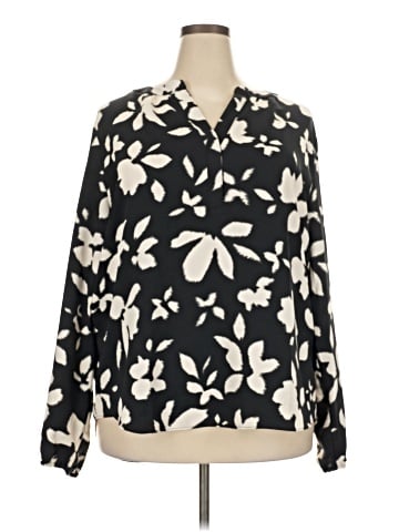 Ann Taylor Long Sleeve Blouse (view 1)