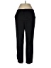 Ecru Solid Black Dress Pants Size 10 - photo 1