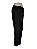 Ecru Solid Black Dress Pants Size 10 - photo 4