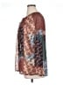 Unbranded 100% Polyester Brown Long Sleeve Blouse Size XL - photo 5