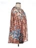 Unbranded 100% Polyester Brown Long Sleeve Blouse Size XL - photo 4
