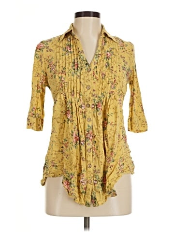 Blue Bird 3/4 Sleeve Blouse (view 1)