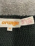 Orange Graphic Black Pullover Sweater Size M - photo 7