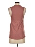 Bella Brown Sleeveless T-Shirt Size S - photo 2