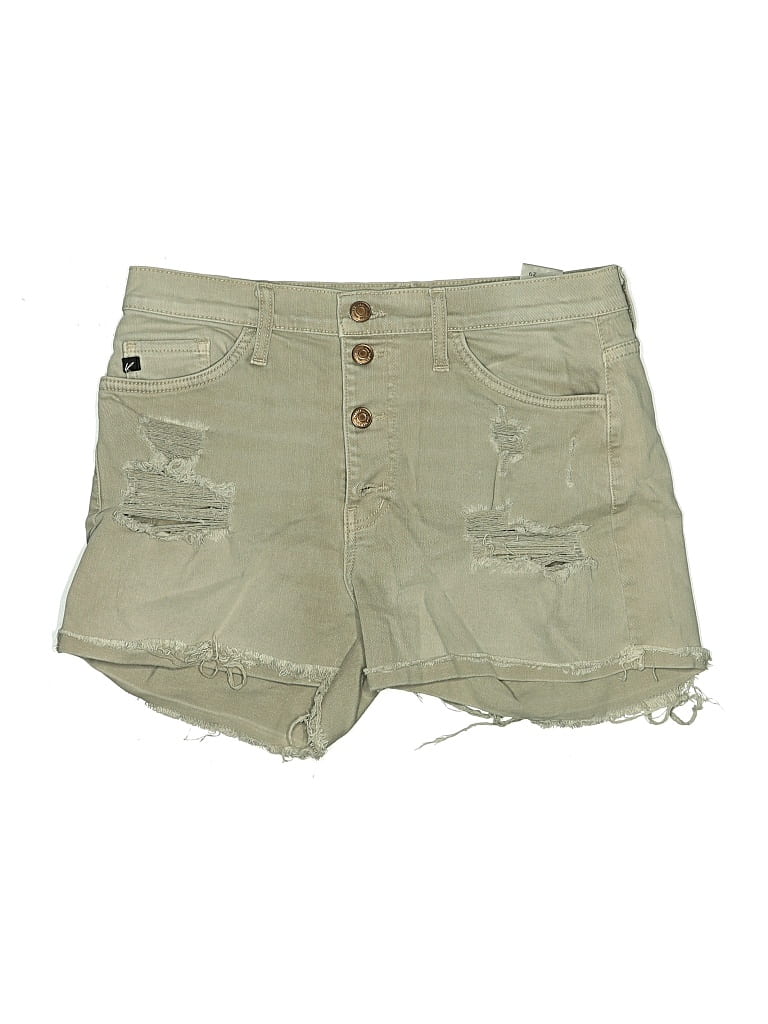Pre-owned Kancan Jeans Khaki Shorts In Green