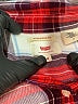 Levi's Plaid Red Long Sleeve Button-Down Shirt Size M - photo 7
