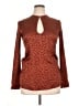 Gucci Brown Long Sleeve Blouse Size XL (estimated) - photo 1