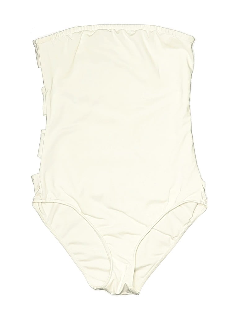 Pre-owned Onia One Piece Swimsuit In Ivory