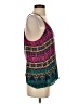 Rory Beca 100% Silk Teal Sleeveless Silk Top Size S - photo 4