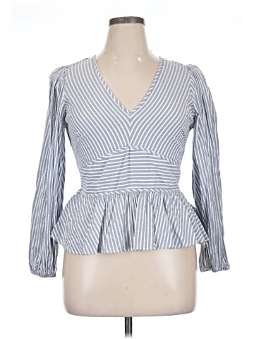 White House Black Market Long Sleeve Blouse (view 1)