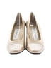 Etienne Aigner 100% Leather Ivory Heels Size 6 - photo 2