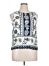 Soirée 100% Rayon Blue Sleeveless Blouse Size XL - photo 1