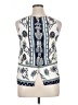 Soirée 100% Rayon Blue Sleeveless Blouse Size XL - photo 2