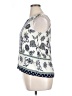 Soirée 100% Rayon Blue Sleeveless Blouse Size XL - photo 5