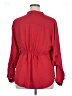 Torrid 100% Polyester Red Long Sleeve Blouse Size 1X Plus (1) - photo 2
