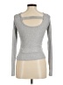 Shein Gray Long Sleeve T-Shirt Size 6 - photo 2