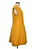 Gap Solid Yellow Casual Dress Size 14 - photo 4