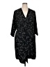 Refinity by City Chic 100% Polyester Black Casual Dress Size 16 - photo 1