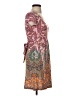 Fleurish Paisley Orange Casual Dress Size S - photo 4