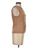 Wilfred 100% Polyester Tan Sleeveless Blouse Size 0 - photo 4