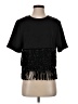 DKNY Black Short Sleeve Top Size S - photo 1