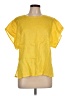 Kenar Yellow Short Sleeve Blouse Size 12 - photo 1